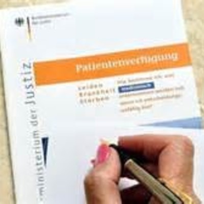 Thema im April - Patientenverfügung